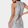 Halter Neck Trapeze Disco Dot