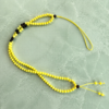 Yellow and white honey-colored wax necklace, amber blood wax pendant beads, new Chinese-style rosary for both men and women