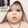 6a1126aa0006f4c12ba52db449d51515000000a000004f50 Ancient Method Gentle Amber and Pearl Baby Exclusive Blessing Chain