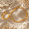 6a239e9f00083b7de0d04495156aeac6000000a000004f50 Ancient Method Gentle Amber and Pearl Baby Exclusive Blessing Chain