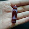 雪域紅韻虎牙天珠 藏傳佛門納福護身吉祥藏珠